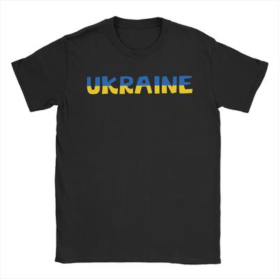 Ukrainian Coat Of Arms T-Shirt Summer Ukraine Flag T-Shirts Men Pure Cotton O-Neck Plus Size 5XL Tees Short Sleeve Y2K Tshirt
