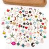 YFFSFDC Charm Accessory Parts 100 Piece Set Necklace Earring Pendant Decorations Jewelry DIY Ornaments Handmade Gifts Decorative Items Crafts