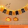Luminous Halloween Party Pumpkin Bunting Decoration for Mall and Store Events