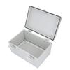 Gray Hinged Cover Electrical Junction Box IP67 Waterproof Electric Project Box for Outdoor
