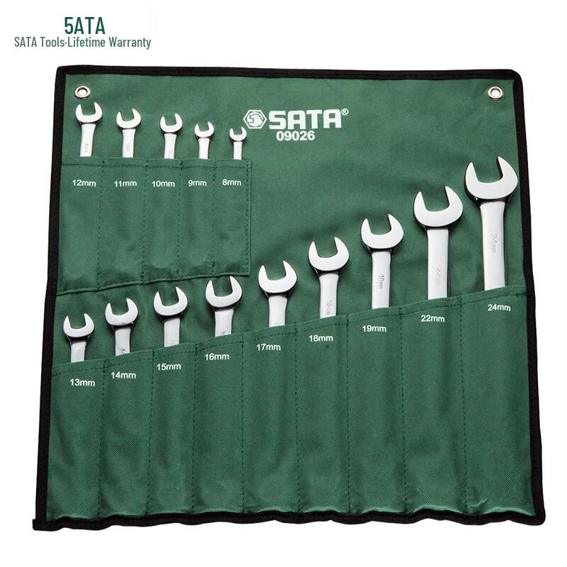 SATA 14-Piece Metric Combination Wrench Set