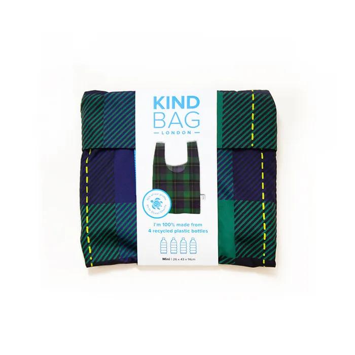 [KINDBAG] Tartan Check Reusable Mini Kind Bag