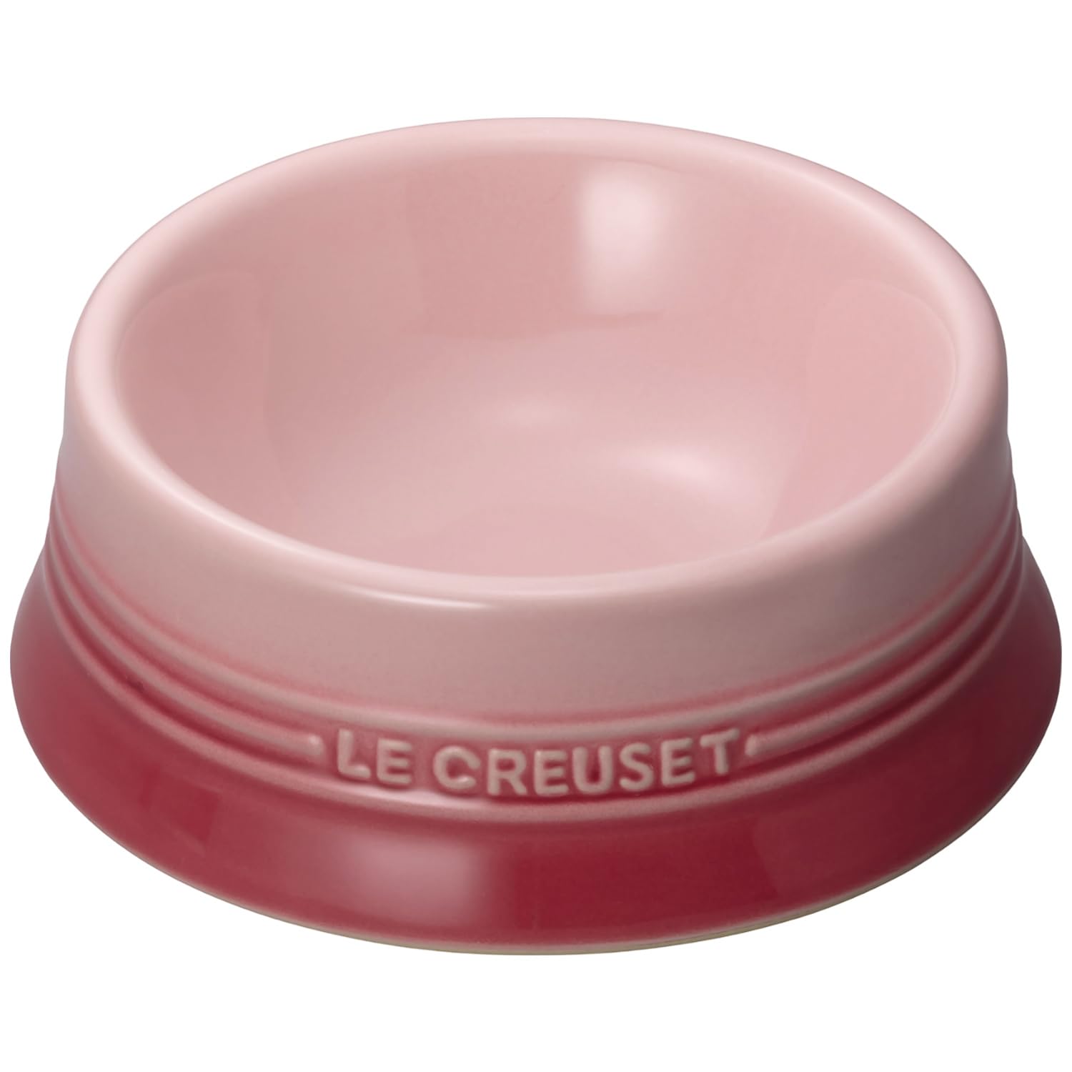 

Le Creuset Pet Bowl Pet Bowl Natural Pink Dog Cat Stain Resistant Microwave Safe Japanese (M) [Authorized Product]