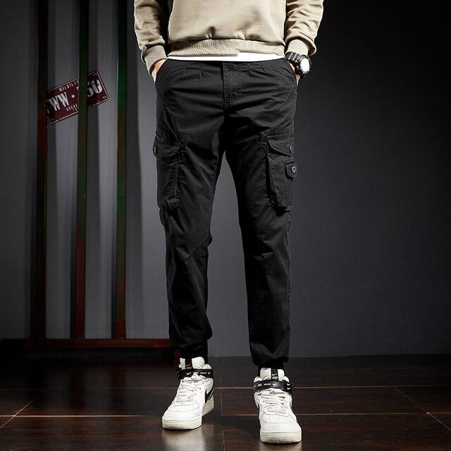 Jantour 2021 Pantalones Camuflaje para Hombre Algodón Casual Pantalones Cargo Militares Joggers Pantalones de Exterior para Hombre Bolsillos 3D Pantalones Harajuku