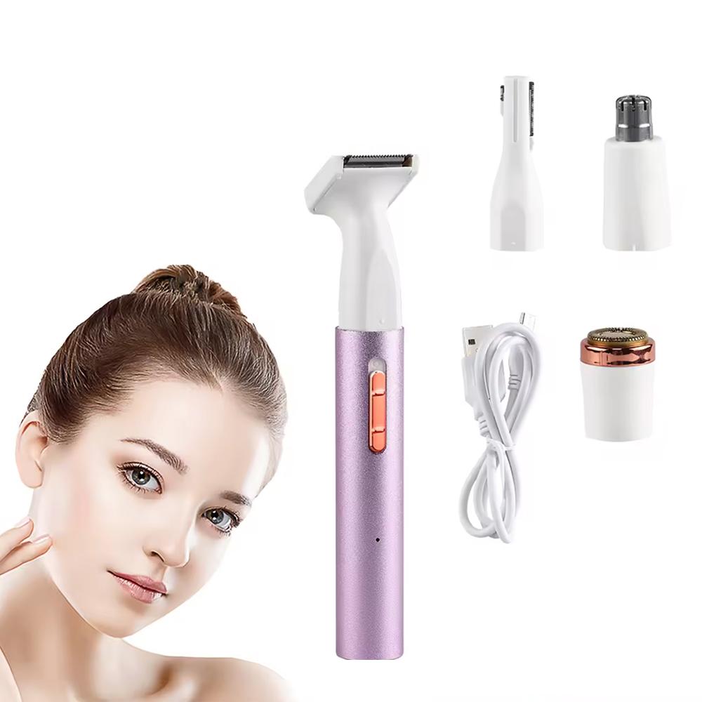 Rechargeable Portable Multifunction Painless Epilator for Face and Body Hair Removal Device Women Handheld Washable Hair Removal