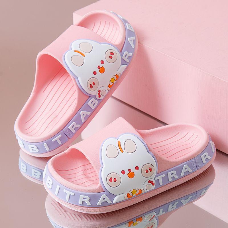 

Summer children s slippers for older kids, indoor non-slip soft-soled sandals for primary and middle school students, boys cartoon durable slippers 24-25Code【Insole Length