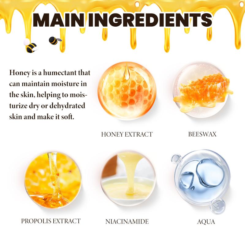 Honey Firming Face Body Cream Intense Moisturizing Skin Anti Wrinkle Cream For Dry Skin Hydrating Wrinkle Reduction Lotion