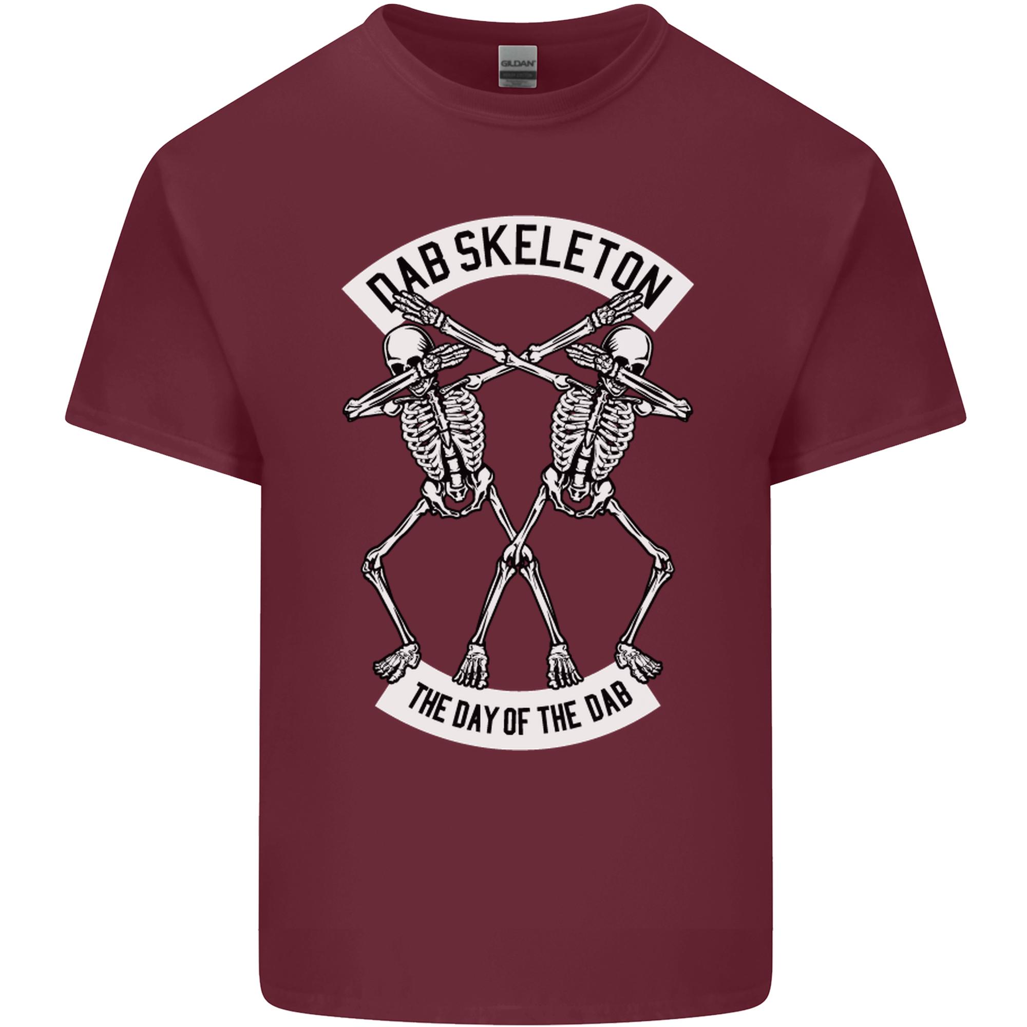 Dab Skeleton the Day of the Dab Dead Unisexs Light Cotton TShirt S