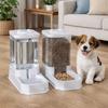 Transparent Dog Water Dispenser Detachable Cat Water Food Bowl  Multi-Pet Household