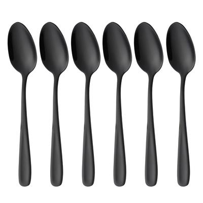 Köpare Stjärna Middag Rostfritt Stål Set med Rostfri Sked, Sked, 6, Stål, 18,3 cm, Snygg, Tjock, Diskmaskin…