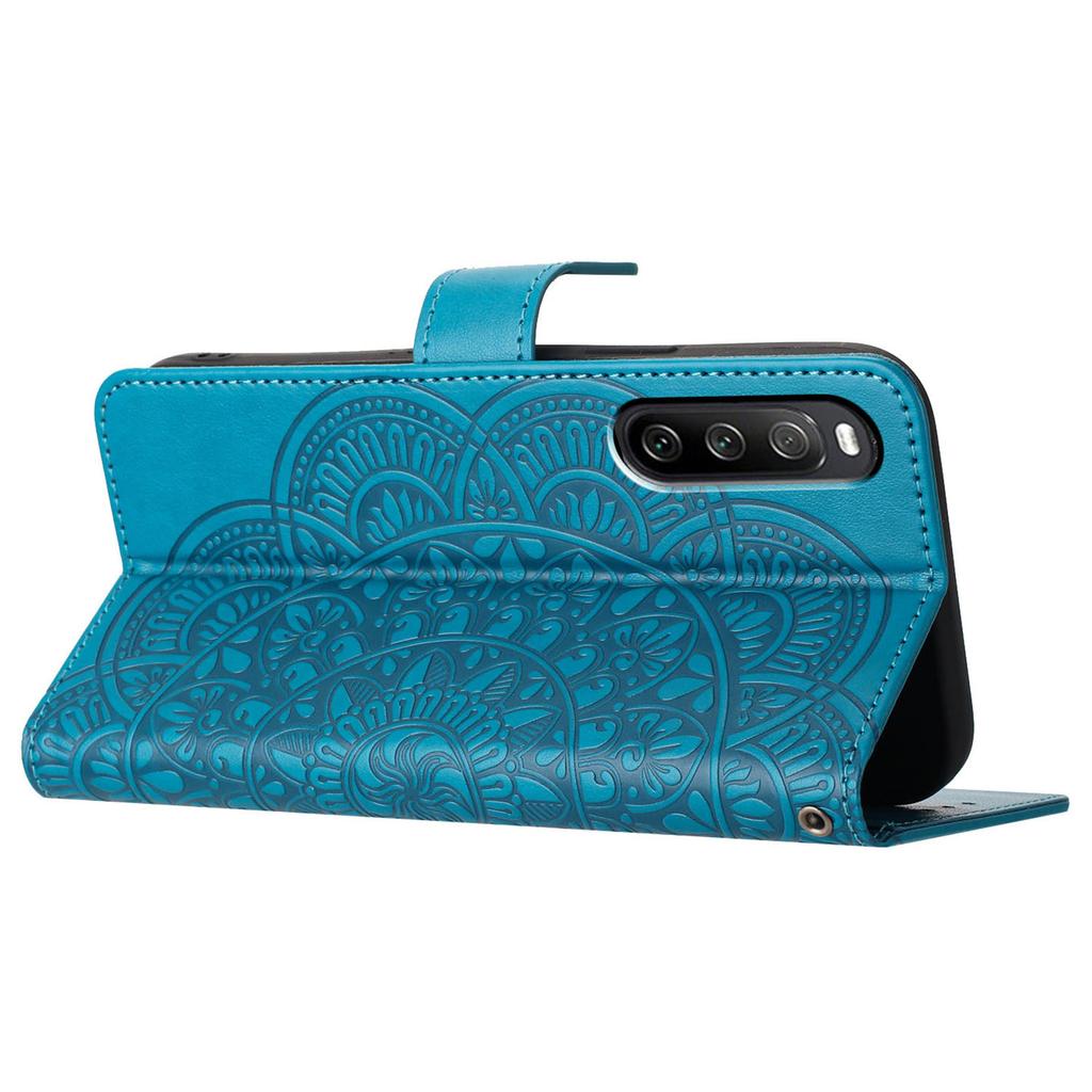 For Sony Xperia 10 V Case Magnetic Closure Handbag Leather Phone Cover
