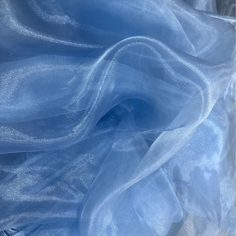 Curtain Wedding Tent Organza Fabric 100% Polyester Anti Pill Medium Weight for Girls Accessories Craft Bridal Occasions Home
