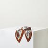 Orange Flower Pleated Scarf Dcsc5f666o2