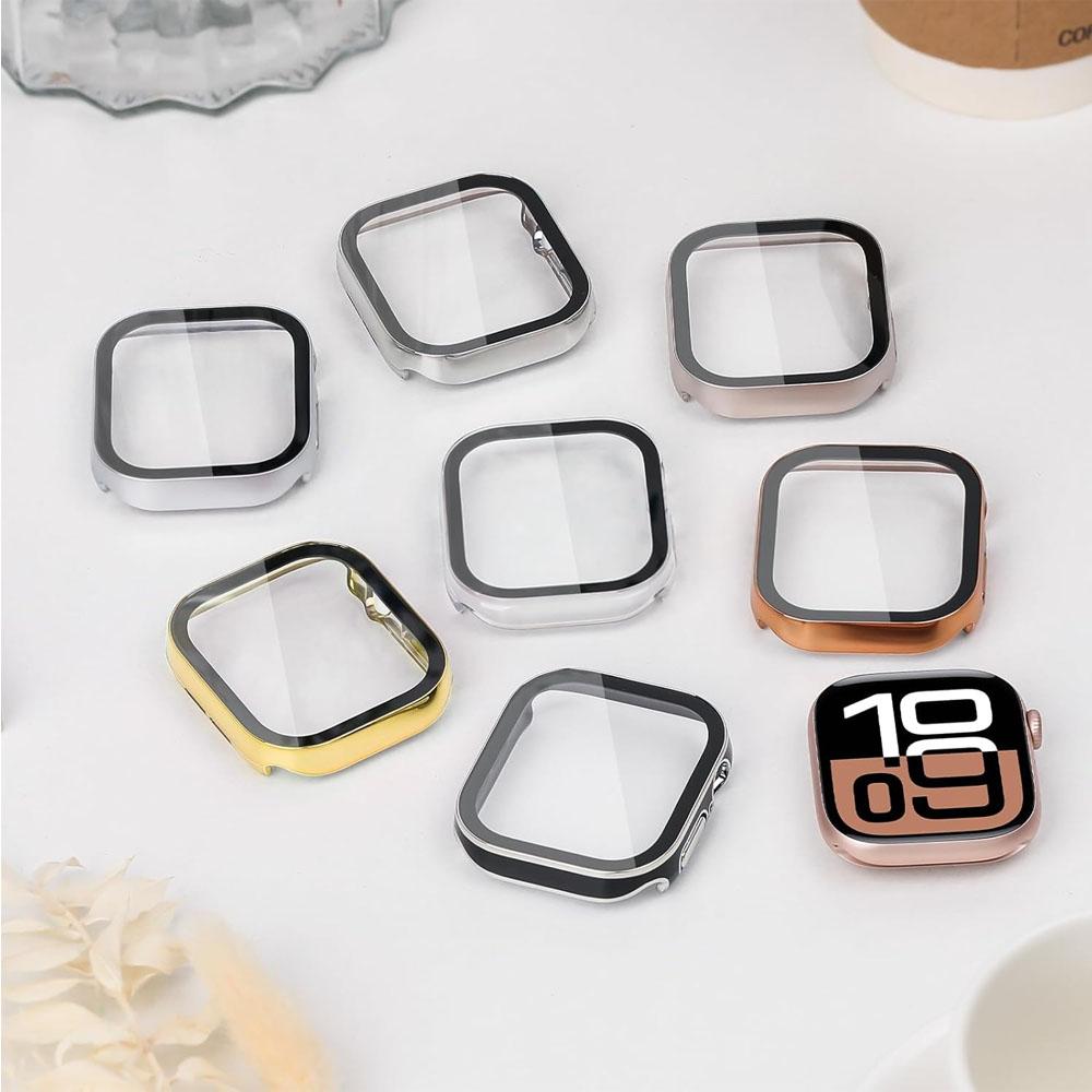Screen Protector for Apple Watch Case 46mm 42mm 45mm 44mm 49mm 41mm 40mm Tempered Glass iWatch Series 10 7 8 9 SE 6 5 4 Ultra 2