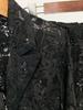 Completo e Pantaloni in Rete Ricamata con Paillettes di Alta Gamma - Collezione Primavera Inizio 2026