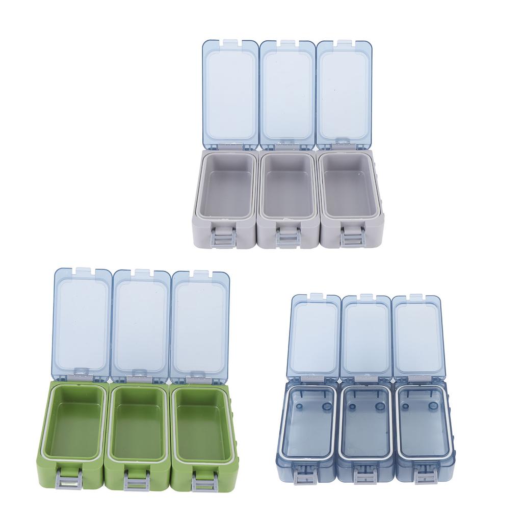 Fishing Lure Box PP Multiple Combinations Luminous Water Resistant Fishing Tackle Storage Box Transparent Window for Camping