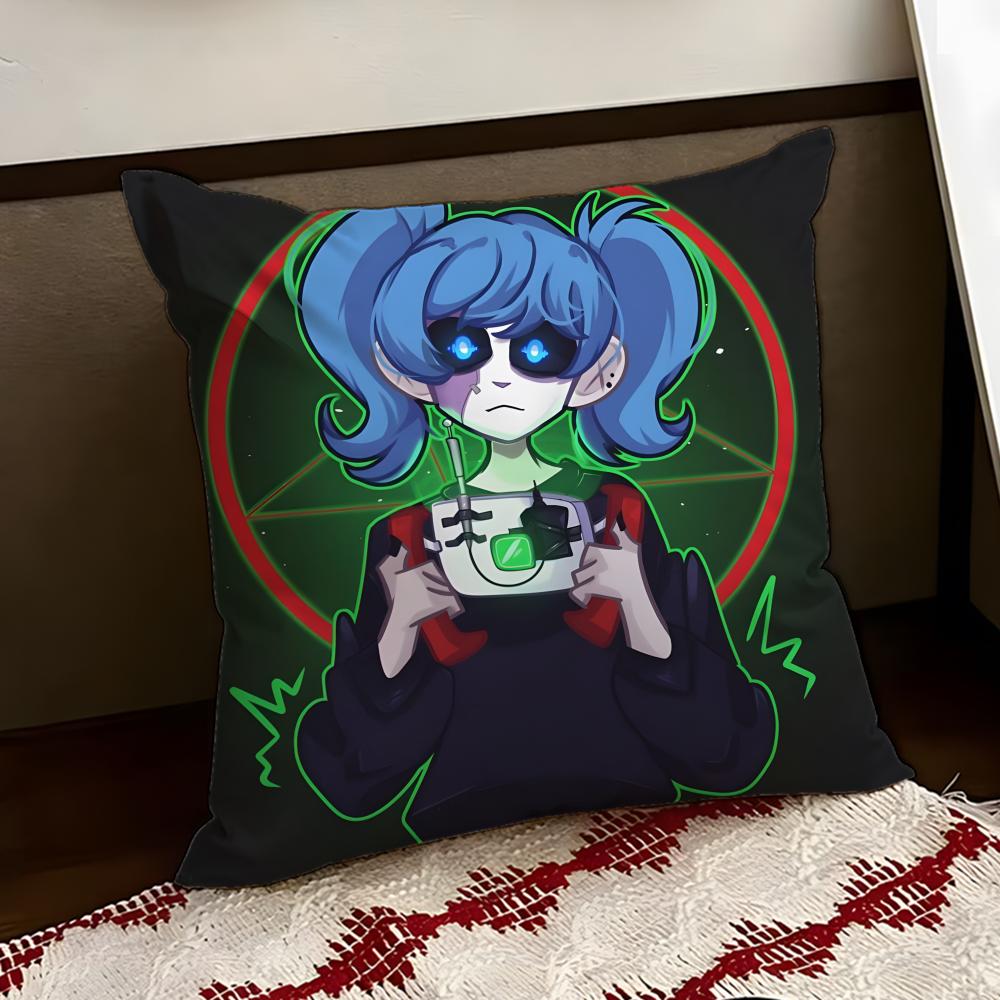 

Band SSally FFace Cushion Cover Reversible Soft Durable Pillow Cover Home Car MultiScene Use for Daily Comfort 30X30cm