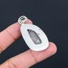 Sterling Silver Charoite Stone Ethnic Third Eye Chakra Birthday Pendant Jewelry