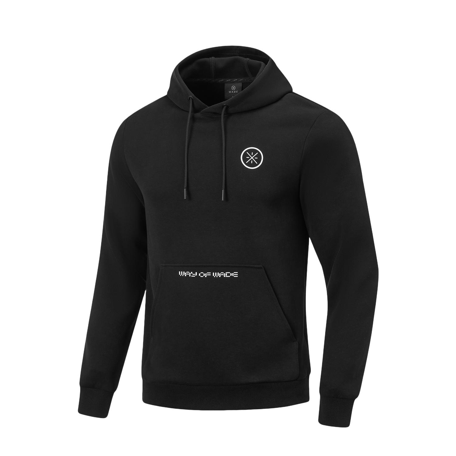 Толстовка с капюшоном Li Ning Wade Series с вышивкой логотипа и надписи для мужчин AWDW271-1 M