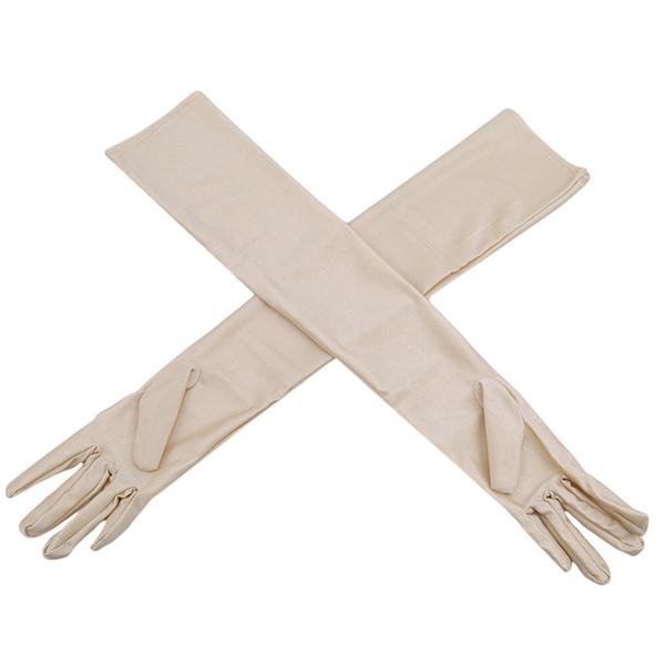 Women Fashion Long Evening Party Costume Glove Outdoor Sun Protection Arm Sleeves