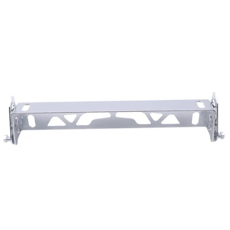 Aluminum Car License Plate Frame - Adjustable Rotating Holder For Solid Number Plates With Racing Design 