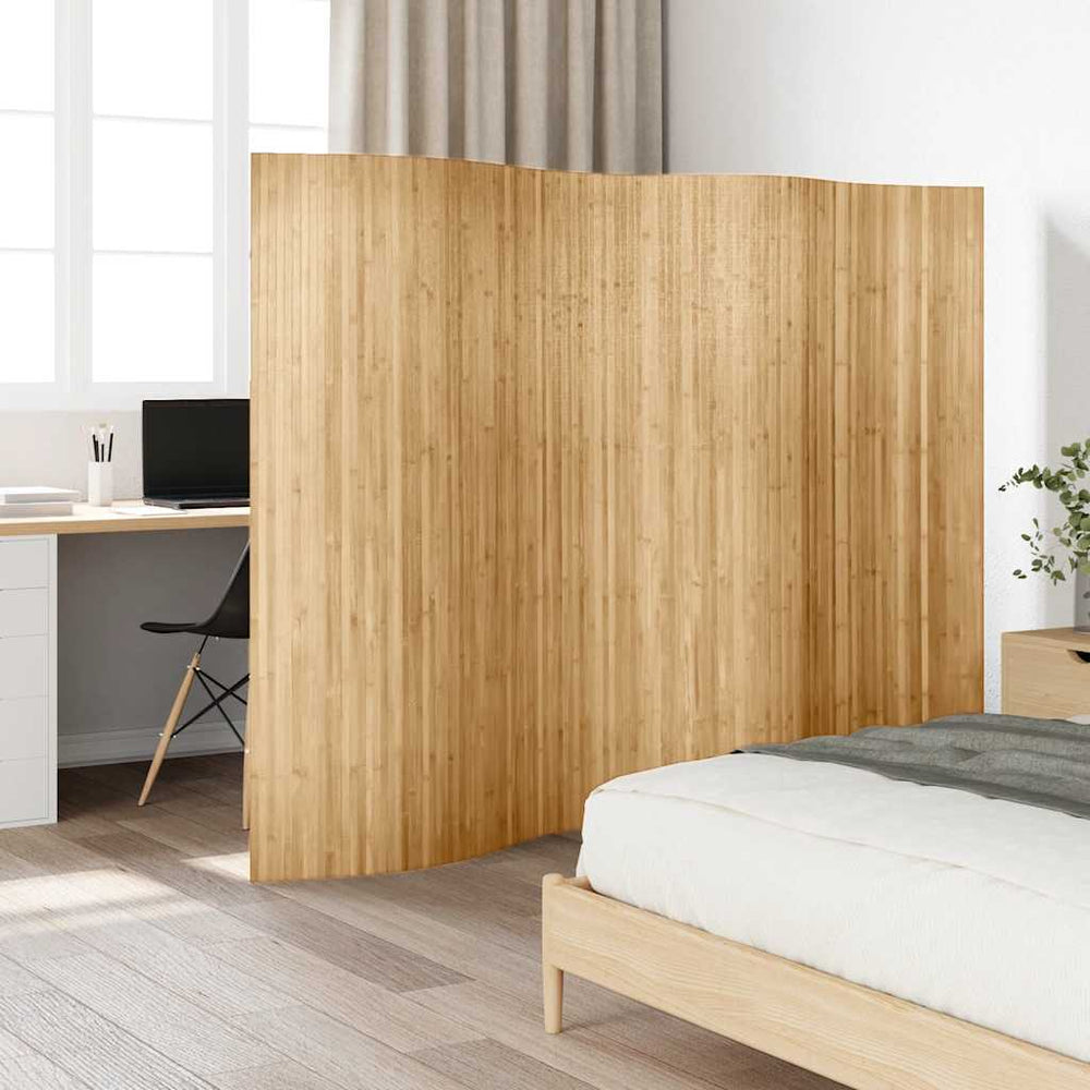 Bamboo Room Divider 250 X 165 Cm Natural