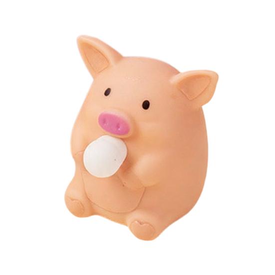 Bubble Animal Squeeze Toy Stress Relief Bubble Popping Chick Pig Toy Anti-Anxiety Stress Ball Portable Students Office Worker Desk Toy