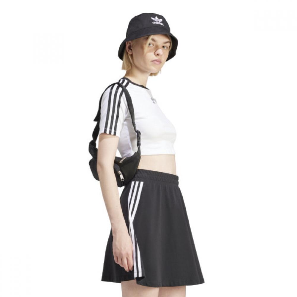 AdidaS Three StripeS Baby Tee Women S Short Sleeve Ip0662