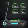 Electric Scooter Foldable Isinwheel S9 Max Top Speed 20Km/h CIty Electric Scooter 42V 10AH Max Range 40Km Load 120Kg