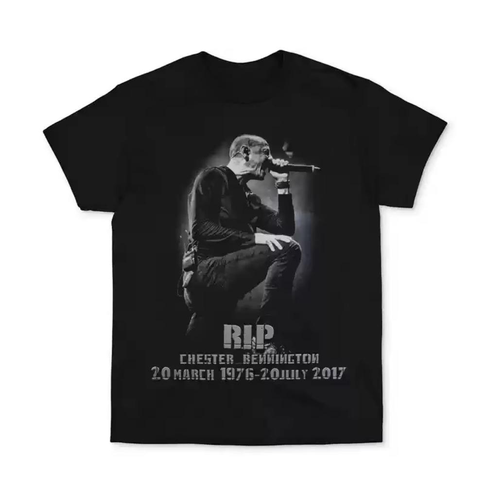 2024 Popular New Linkin Park  Europe and The United States Short-sleeved T-shirt Clothes for Men and Women Around