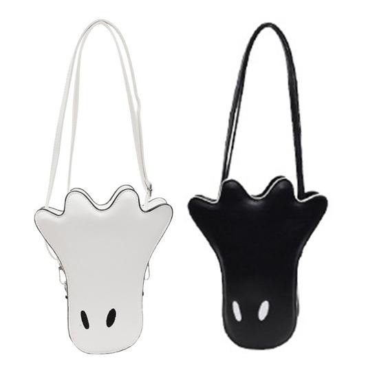 Ghost Crossbody Bag Waterproof Shoulder Bag Crossbody Purse with Adjustable Strap for Women Men Halloween Daily Outings