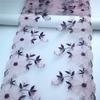 ( 2 Colors ) Embroidered Tulle Lace, 1m x 21.5cm, Non-stretch Floral Net lace Trim for Lingerie, Bra, Underwear, Dress, Garment, Sewing & Crafting