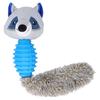Pet Chew Toys Teeth Cleaning Biting Interactive Training Stuffed Plush Animal Doll for DogBlue Raccoon