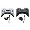 Face Cover with Cooling Fan Cool Mask Rechargeable with RGB Light with Anti-Leakage Nose Pad for Meta Quest 3 Accessories