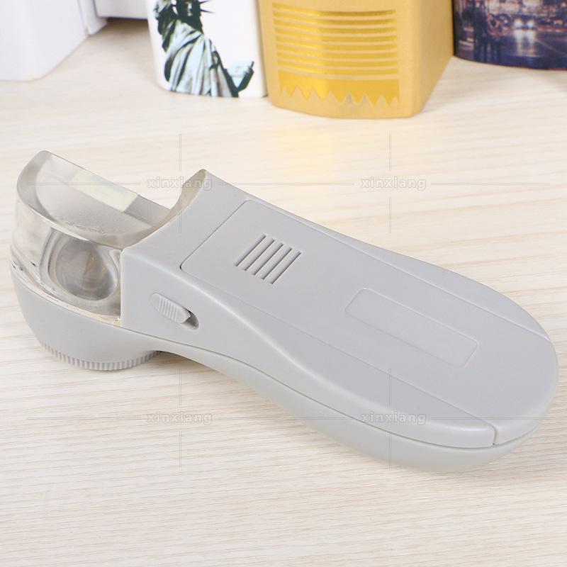 8X Magnifying Glass with Led Light and Scale, Desktop Magnifying Glass, Used for Reading Books, Drawing, Map Seal Recognition