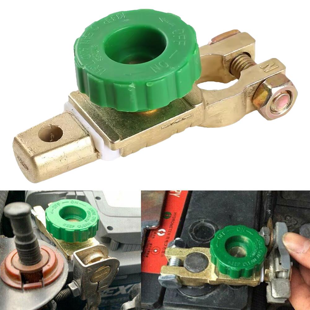 Battery Terminal Link Switch Zinc Alloy Car Battery Switch 17MM RV Car Battery Power-off Switch Battery Isolator Car Accessories