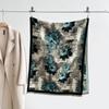 Autumn and winter new double-sided color oil painting series imitation cashmere thickened warm scarf women's air conditioner shawl