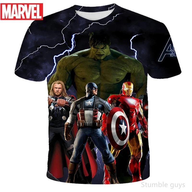 New Summer Japanese Anime Pikachu 3D T-shirts, Plus Size Men's Clothing, Cute Children's Clothing Gift
