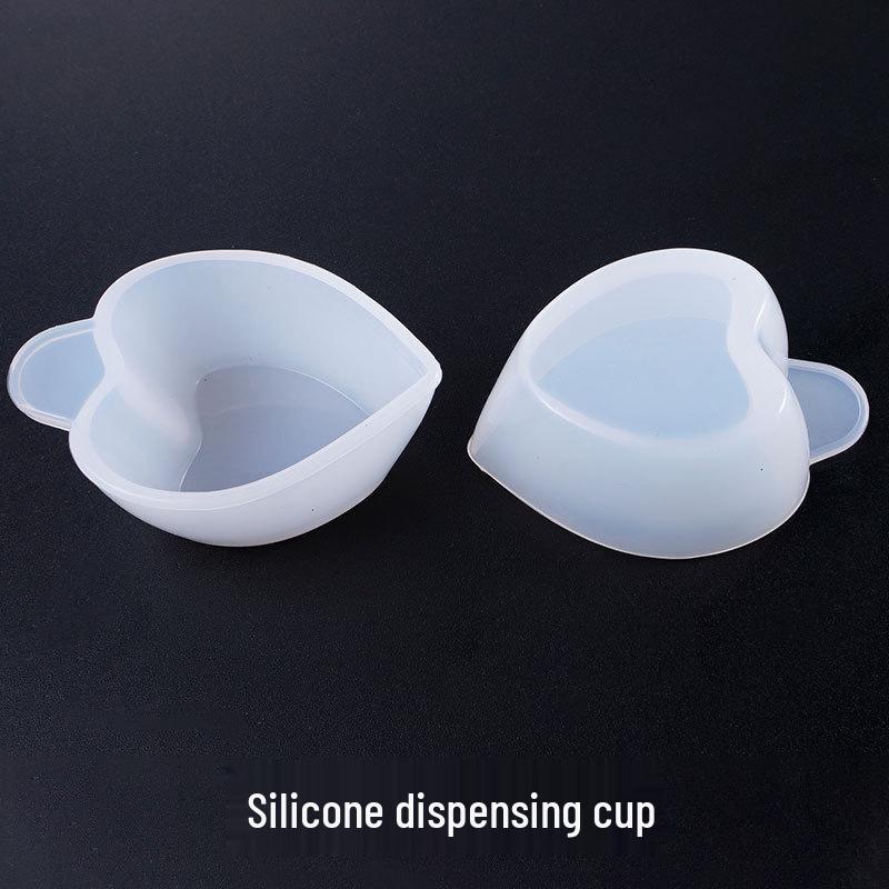 DIY Silicone Mold Epoxy Color Mixing Cup - Handmade Poppy Design for Crafting