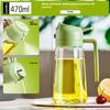 Oil sprayer Kitchen household spray pour two oil sprayer air fryer atomizing oil spray bottle Plastic leakproof oil can pot