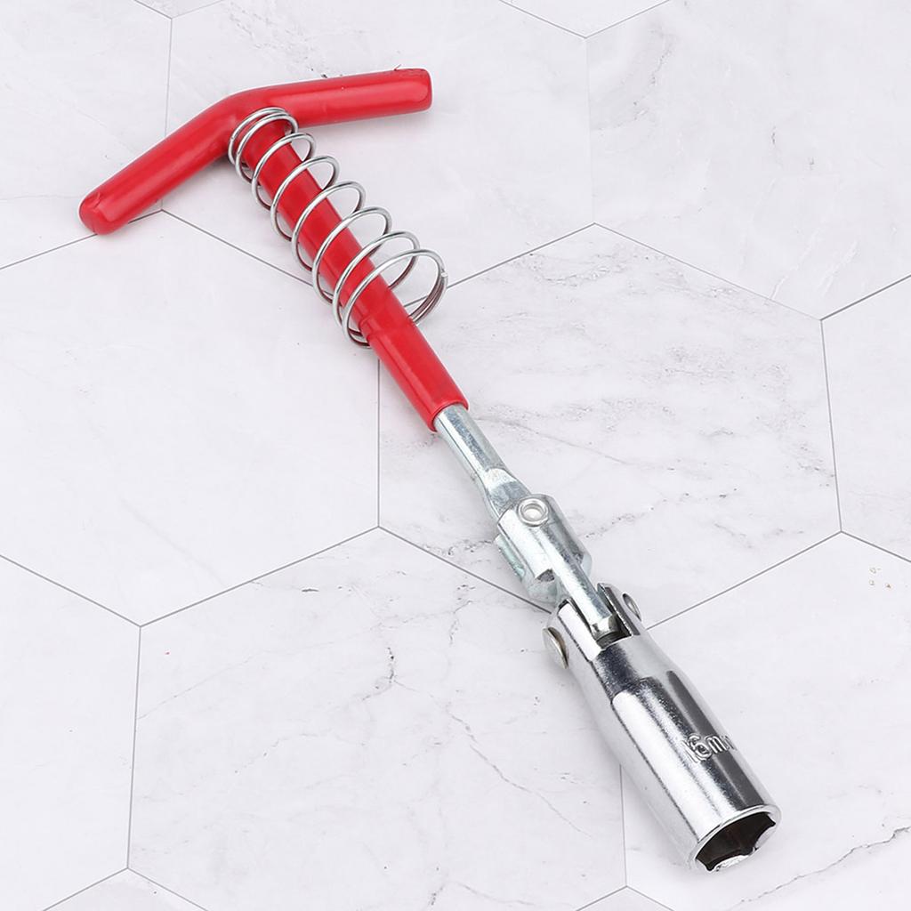 Universal t handle Spark Plug Socket Remover Wrench Disassembly Tool (16mm)