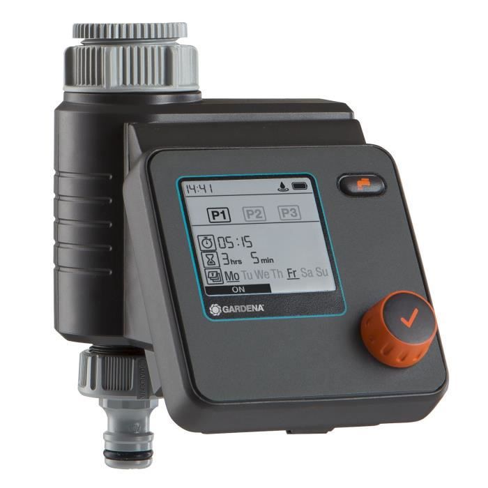 GARDENA Bewässerungsuhr Select - LCD-Display - Safe Stop Technologie - Hergestellt in Deutschland