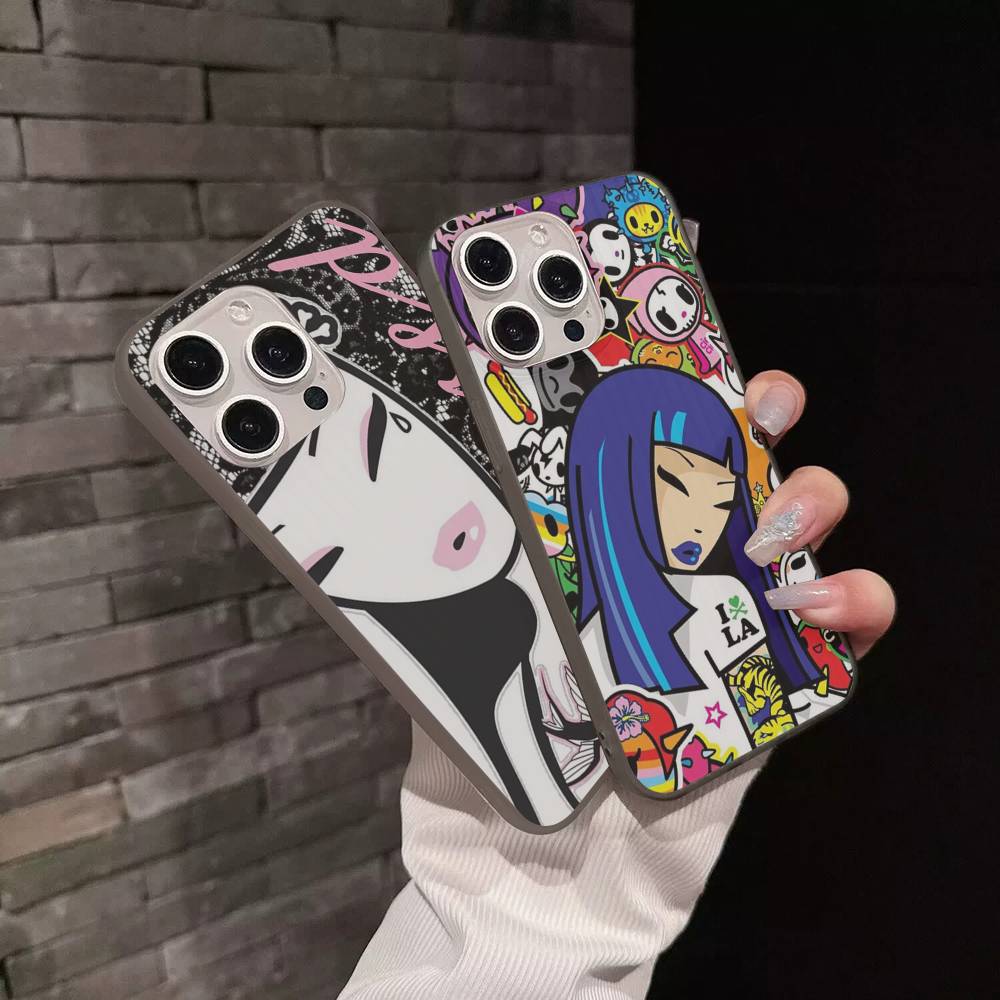 Fashion Brand T-Tokidoki For IPhone 17 16 15 14 13 12 11 Pro Max Plus Pro Clear Phone Cover Non-Slip Shell