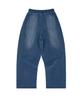 Yk Yk Applique Denim Sweatpants Medium Blue