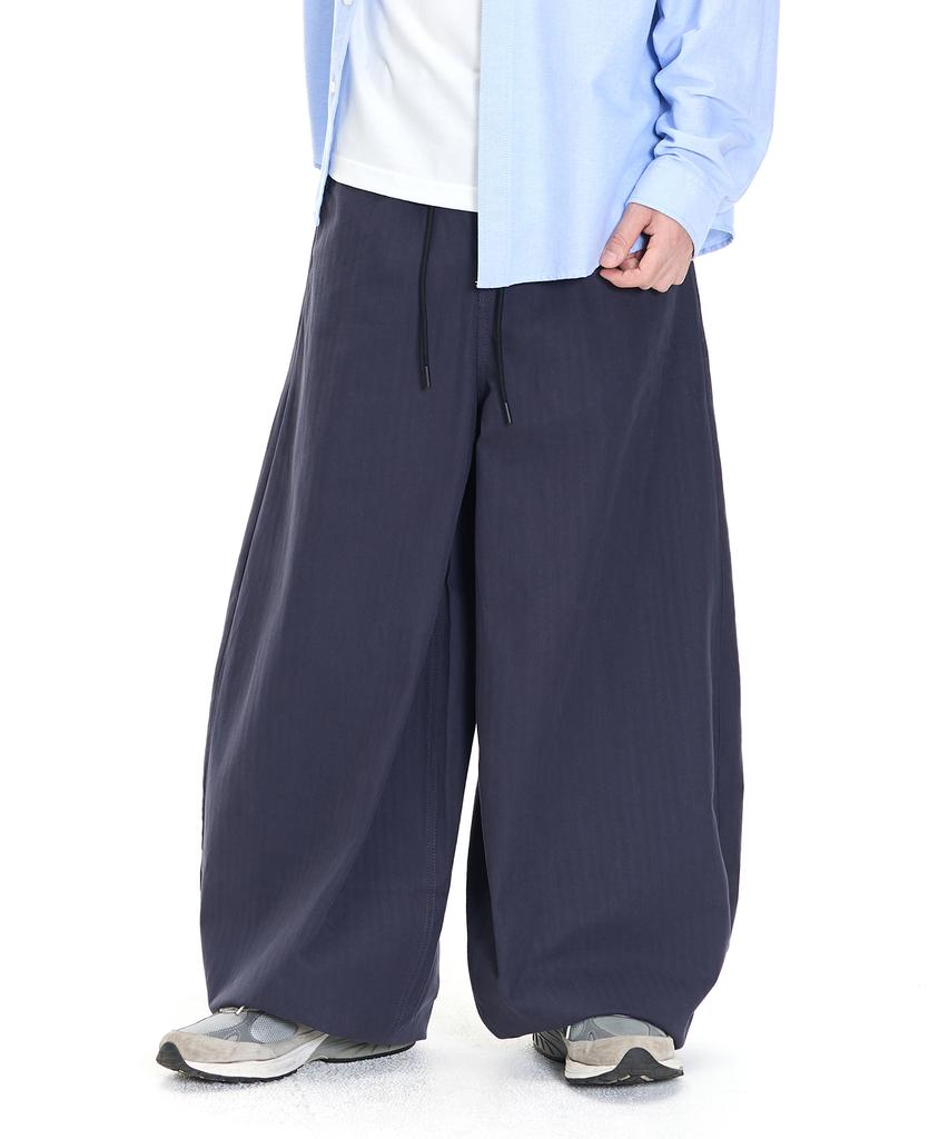 Gicheol V And V Balloon Pants (Blue Gray)