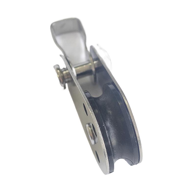 Block Rope Runner Kayak Boat Parts 25Mm 304/316 Stainless Steel Pulley Single Wheel Load Bearing Swivel Lifting Rope Pulley