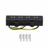 FLEOR Alnico 5 Jazz Bass Pickup Bridge Pickup Fits 4-String Fender Jazz Bass Guitar Pickup Parts