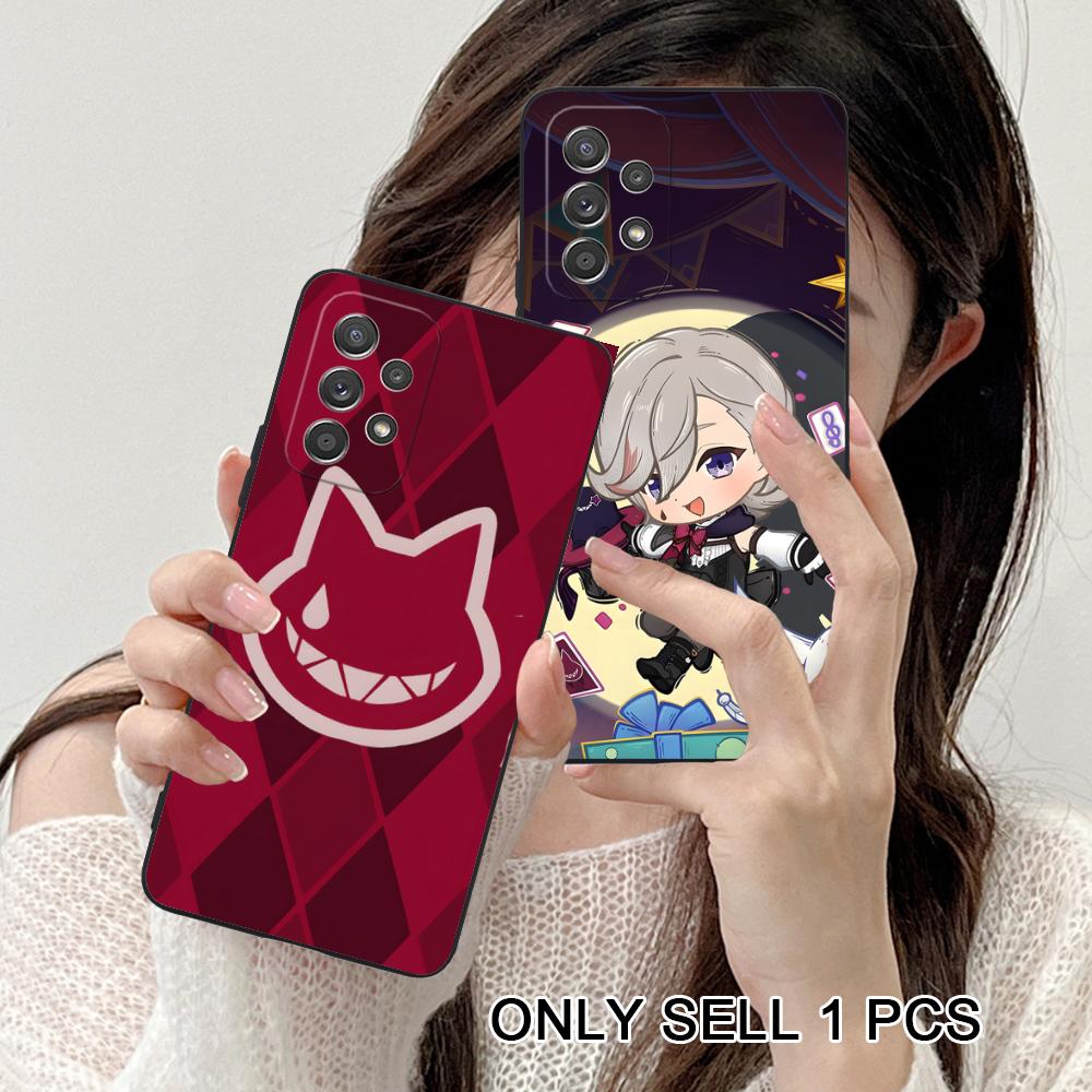 Game GI Lyney Matte TPU Mobile Phone Case for Samsung Galaxy A56 55 54 53 52 51 36 35 34 23 16 15 5G Colorful Cover