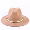 Popular European and American High-end Wool Top Hat, Men's and Women's Fashion Versatile Elegant Top Hat Jazz Hat