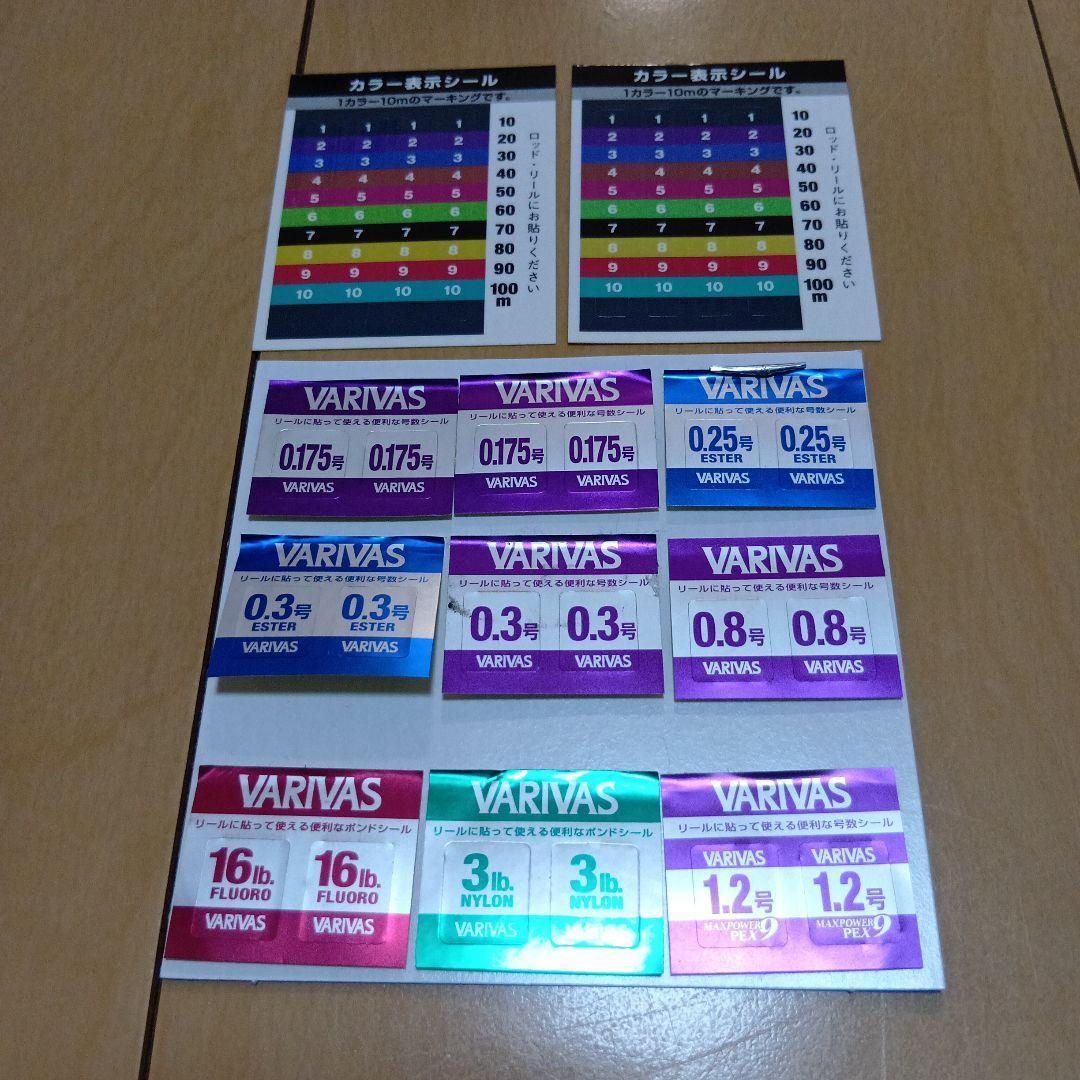 Used VARIVAS PE, fluoro, nylon, ester line seal set